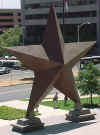 Photo of the star from second floor of museum