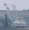 Electrically powered dragline